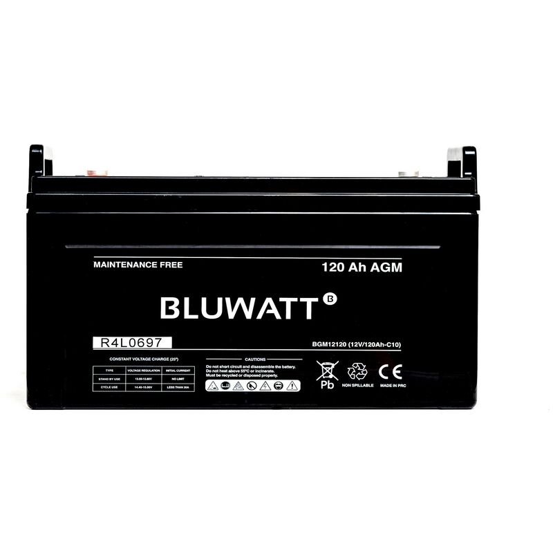 Batterie Agm 12V / 120Ah - Blugy