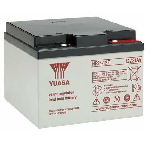 Batterie Agm étanche 12v 24ah C20 - Yuaza