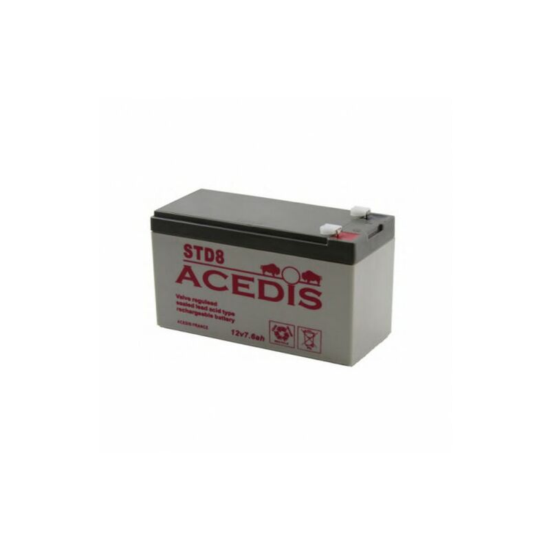 ME - Batterie agm Etanche Acedis std 8 - 12V 7,6Ah Gam vo