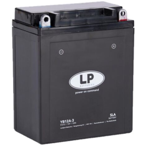 Batterie AGM SLA 12V 12Ah für Motorrad Startbatterie MS LB12A-3