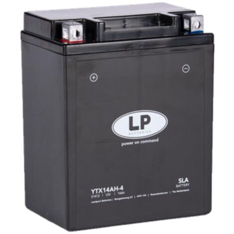 Batterie AGM SLA 12V 14Ah für Motorrad Startbatterie MS LTX14AH-4