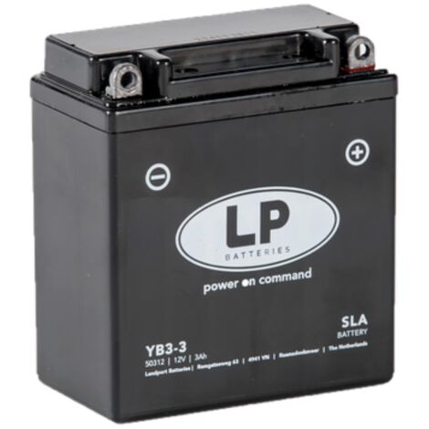 Batterie AGM SLA 12V 3Ah für Motorrad Startbatterie MS LB3-3