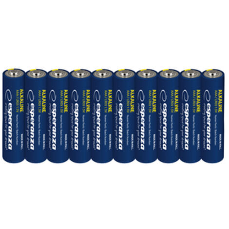 Batterie alcaline AAA Esperanza EZB115 10 pezzi