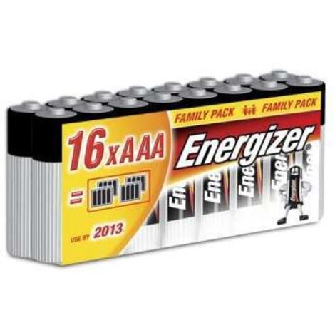 batterie alcaline energizer "alkaline power" aaa 16 pezzi