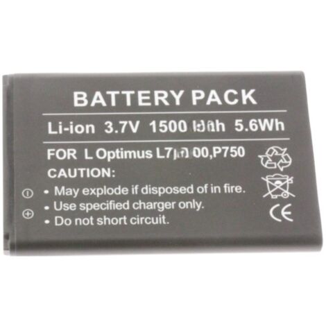 BATTERIE ALTERNATIF RECHARGEABLE LI-ION GSM POUR TV AUDIO TELEPHONIE LG - EAC61839001