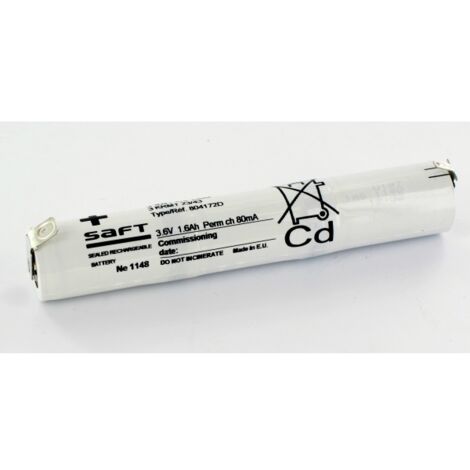 Batterie arts 3.6V 1.6Ah 3 VNTCs 1600 Baton