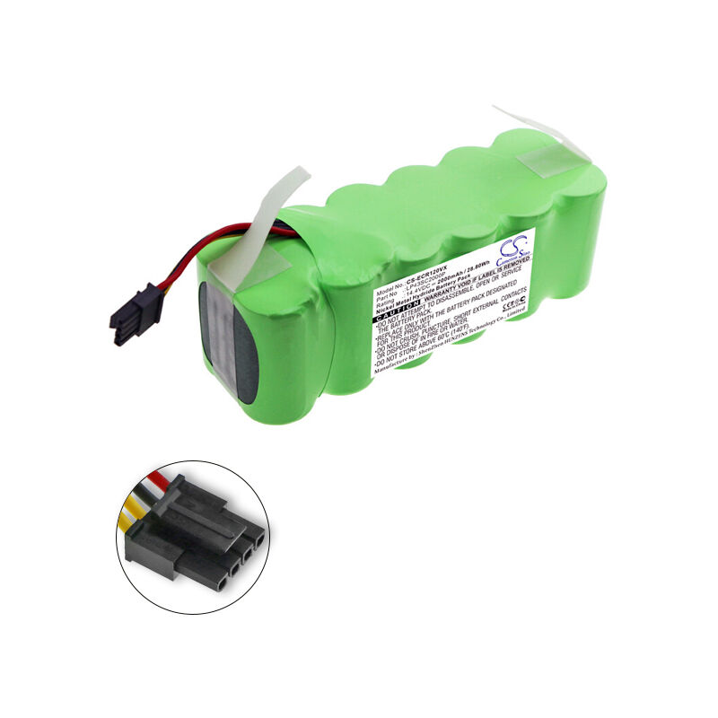 NX - Batterie aspirateur compatible Ecovacs 14.4V 2000mAh - LP43SC2000PLP43SC20