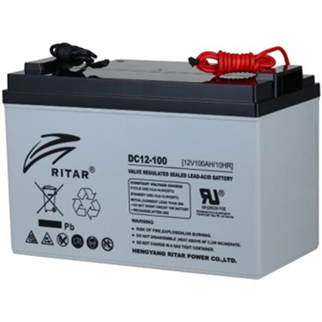 Batterie 100ah 12v Gel décharge Lente - SOLARFAM