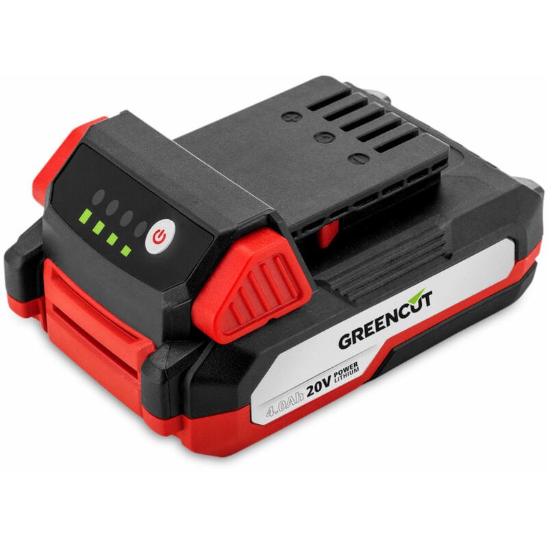 Batterie au lithium 4.0Ah pour les outils de jardinage et bricolage équipés du système Greencut 20V Greencut BT204L