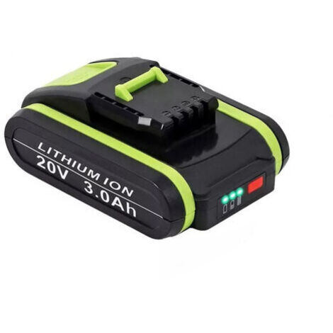 Batterie au lithium remplaçant la batterie pour outil électrique Worx 20V 3AH WA3551 WG169 WA3516 3X372