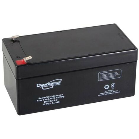 Batterie au plomb - 12 v - 3,3 ah - 133,5 x 67 x 67 mm