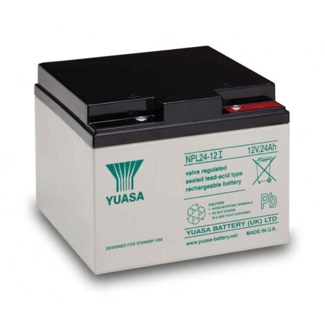 batterie au plomb - 12 volts - 24 ah - yuasa npl24-12i