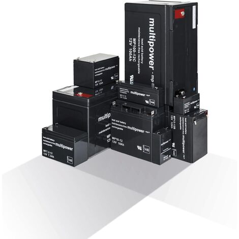Batterie au plomb 6V, 12Ah, 4,8mm Connexion Multipower