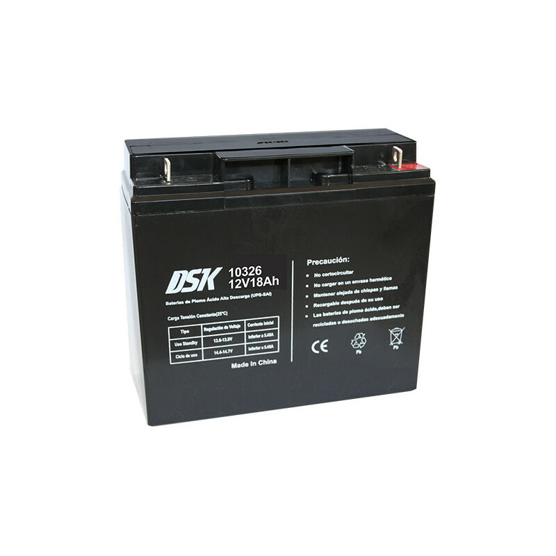 DSK - Batterie au plomb agm 12V/17Ah 181x77x167mm 5Kg
