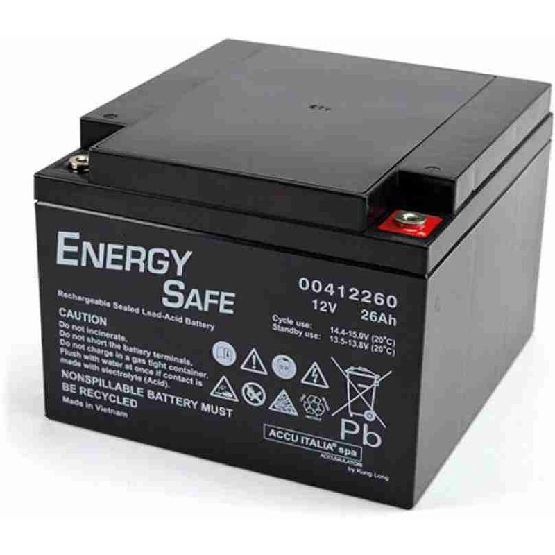 Batterie vrla agm au plomb Energy Safe Series 12 v 26 Ah C20 (FM5)