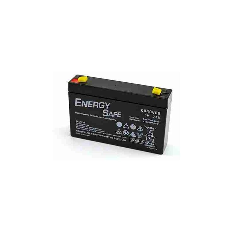 Energy Safe - Batterie au plomb agm vrla série 6V 7,0Ah C20 (F1)