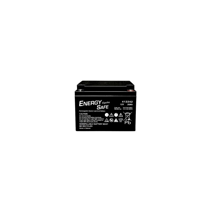 Batterie vrla Pb agm Energy Safe Cyclic Series 12V 26Ah C20 (FM5)