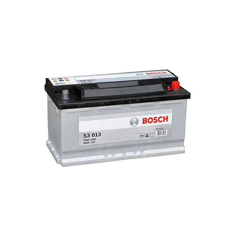 Image of Batteria S3013 (90A dx) batteria per auto - ricambio - Bosch