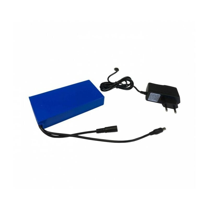 Batterie autonome 9 800 mAh + chargeur pour porte menu led, enseigne lumineuse et ruban led