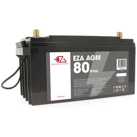 Batería AG80 L4 Tab Start Stop AGM AG80 L4 12 V 80 Ah 800 Amps
