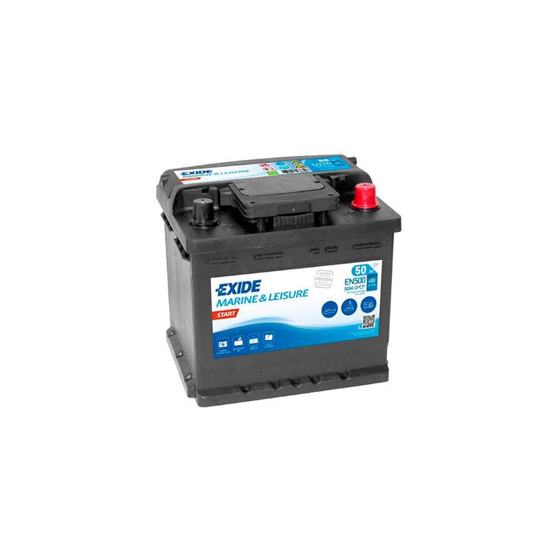 Exide - Batterie bateau marine Start EN500 12V 50Ah