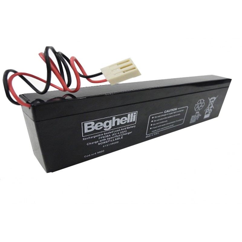 Beghelli - Batterie pb 6V 4Ah slim 8800