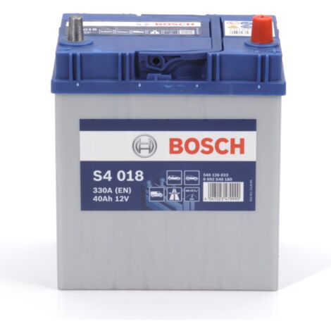 Batterie Bosch S4018 12v 40ah 330A 0092S40180