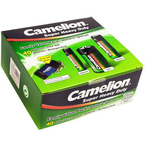 Batterie Camelion Super Heavy Duty FPG-GB40 Box ( 40 St.) (10104000)
