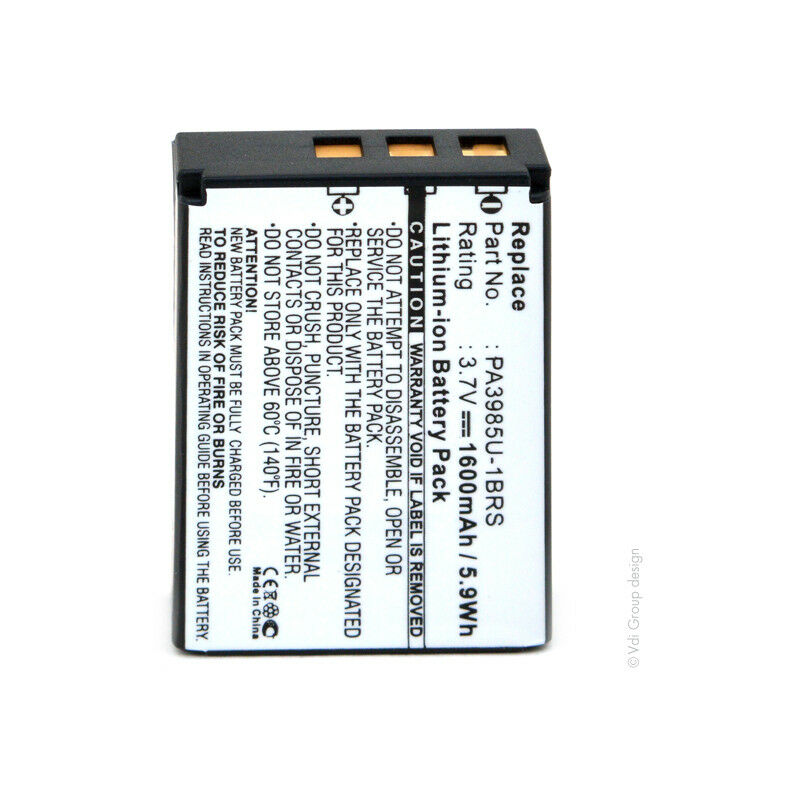 Batterie photo - caméra 3.7V 1600mAh - PA3985PA3985U-1BRS - NX