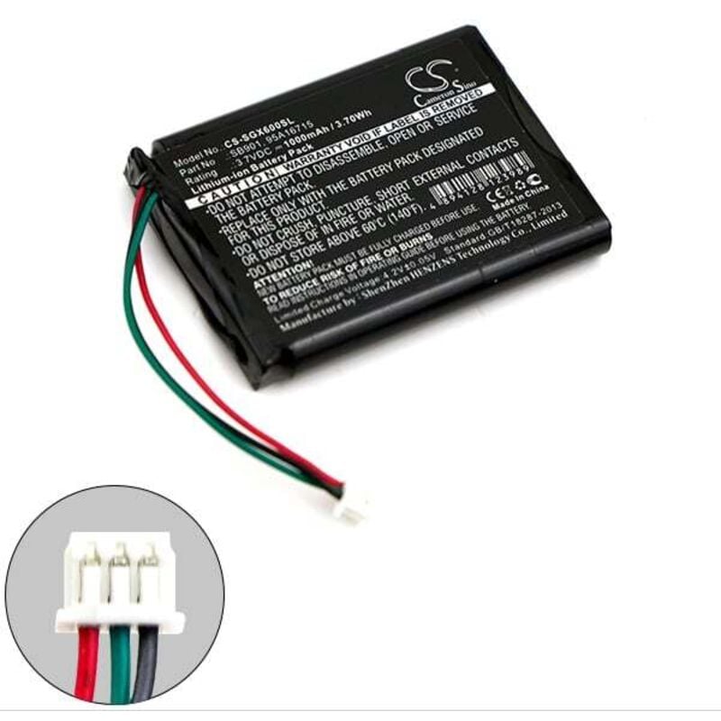 NX - Batterie casque audio 3.7V 1000mAh - 95A16715SB901SB901A