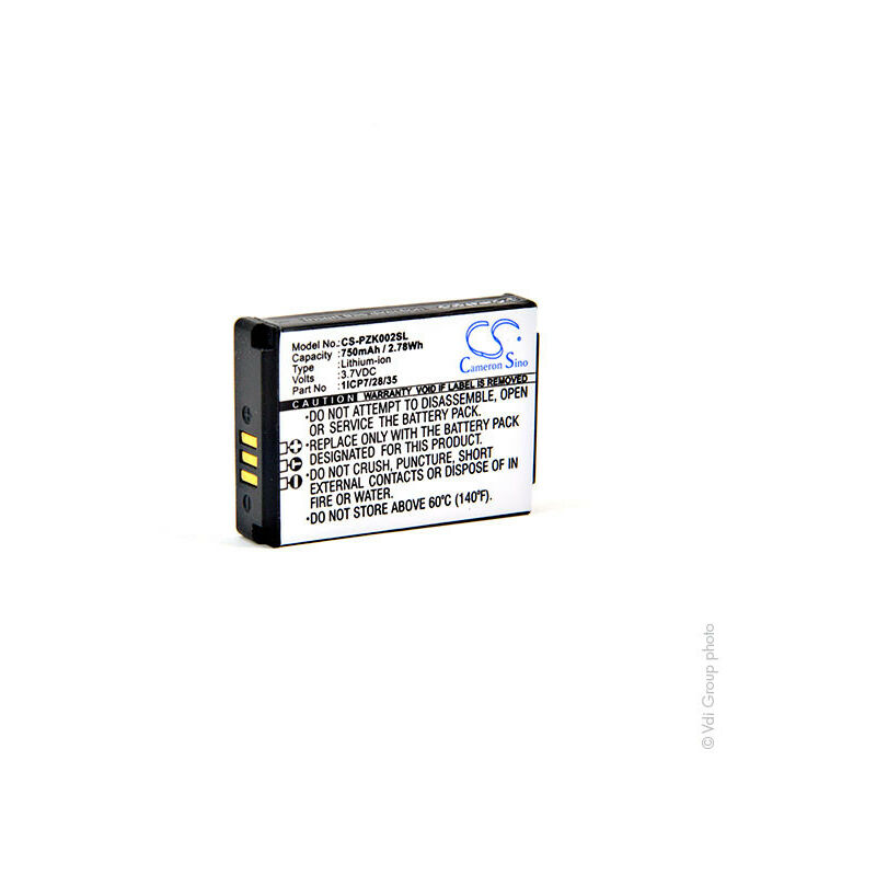 Batterie casque audio 3.7V 750mAh - 1ICP7/28/35 - NX