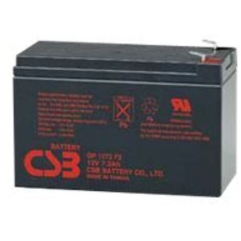 Batterie CSB 12 V 7,2 Ah F1 GP1272F1