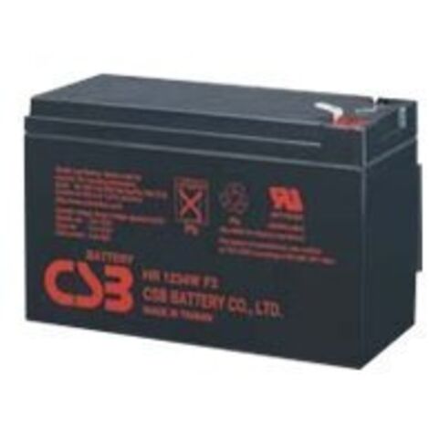 Batterie CSB 12 V 9 Ah 34 W Pb F2  HR1234WF2