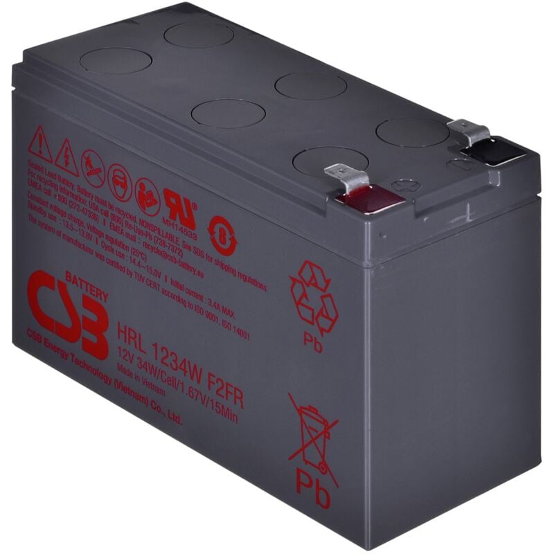 Batterie csb HRL1234WF2FR 12V 9Ah