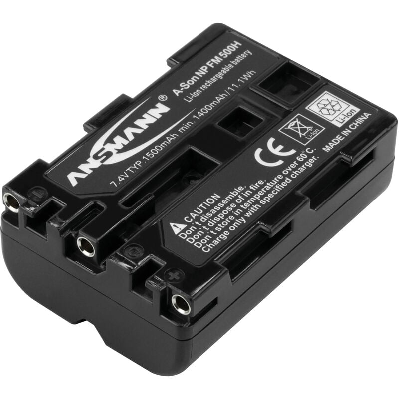 Ansmann - Batterie appareil photo A-Son np-fm 500 h 7,4 v 1600 mAh(1 pce)