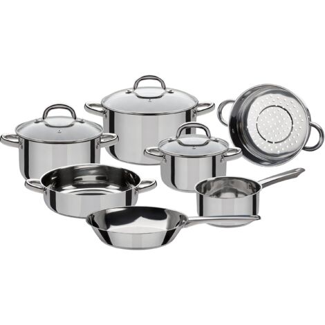 Batterie de casseroles en acier inoxydable Montréal - 10 pieces