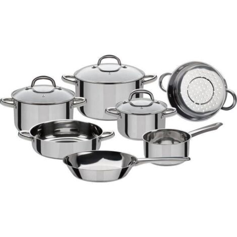 Batterie de casseroles en acier inoxydable Montréal - 10 pieces