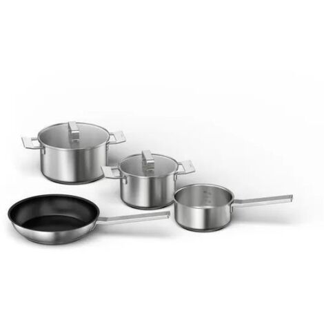 Batterie de cuisine 4 pièces acier inoxydable - Neff - Z9404SE0
