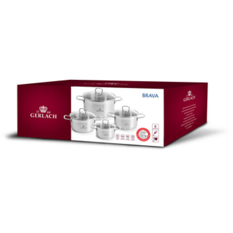 Batterie de cuisine Gerlach Brava, 8 pièces