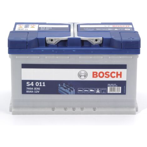 Batterie de démarrage Auto BOSCH S4011 - 12V 80Ah 740A (EN)
