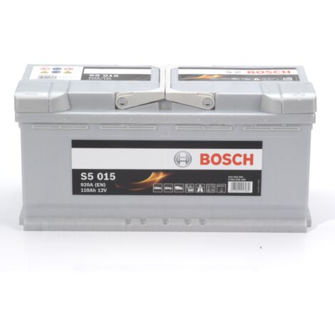 Batterie de démarrage Auto BOSCH S5015 - 12V 110Ah 920A (EN)