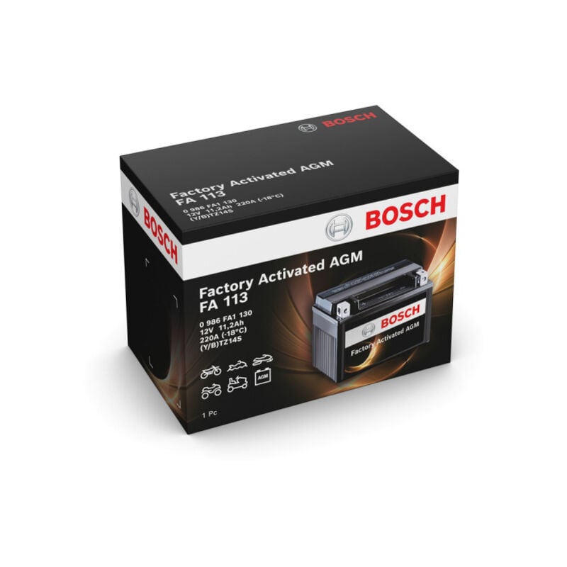 Bosch - Batterie moto FA113 YTZ14S 12V 11.2AH 220A