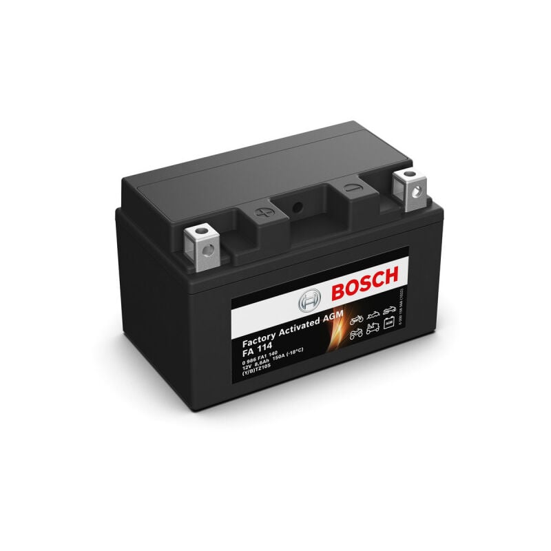 Bosch - Batterie moto FA114 YTZ10S 12V 8.6AH 150A