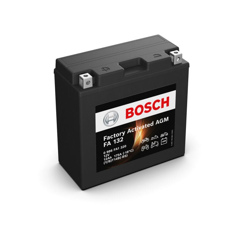 Batterie moto Bosch FA132 YT14B-BS 12V 12AH 175A