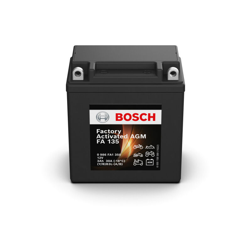 Bosch - Batterie moto FA135 YB3L-A YB3L-B 12V 3AH 30A