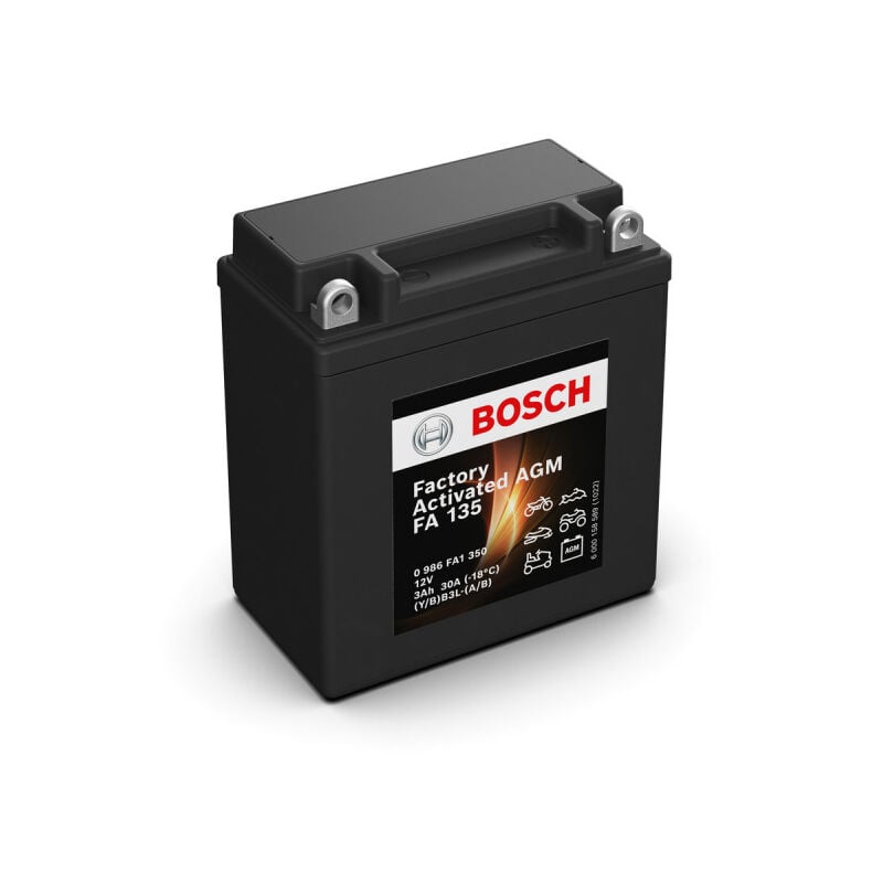 Batterie moto Bosch FA136 12N5.5-3B 12V 5.5AH 75A