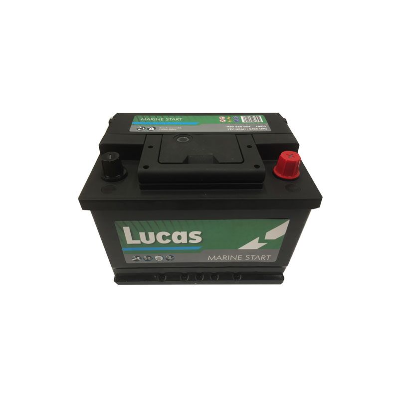 Lucas - Batterie de démarrage Loisirs/Camping-cars Marine Starter LB2 LM02 12V 60Ah / 540A
