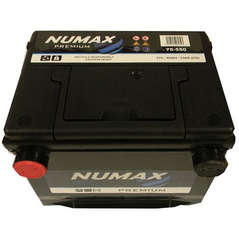 Batterie de démarrage Numax Premium GR75 75-550 12V 60Ah / 660A