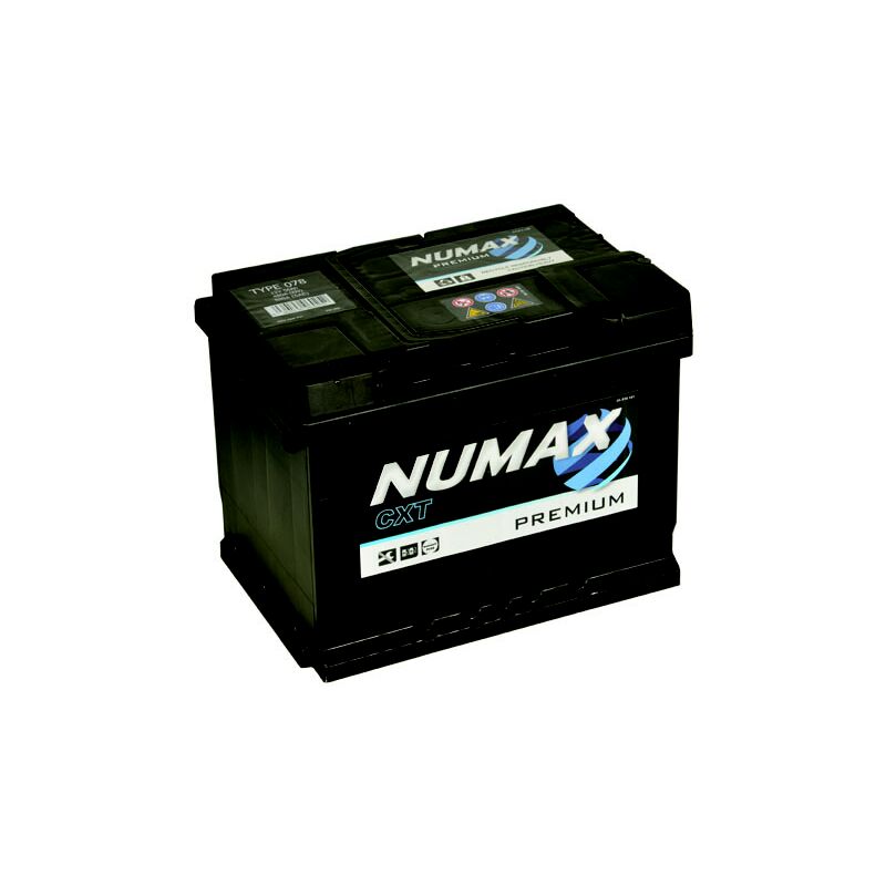 Numax - Batterie de démarrage Premium LB2G 078 12V 60Ah / 500A