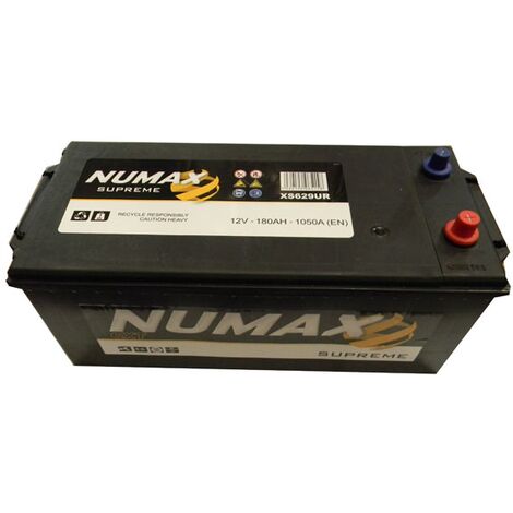 Batterie de démarrage Poids Lourds et Agricoles Numax Supreme TRUCKS B15G / B XS629UR 12V 180Ah / 1050A